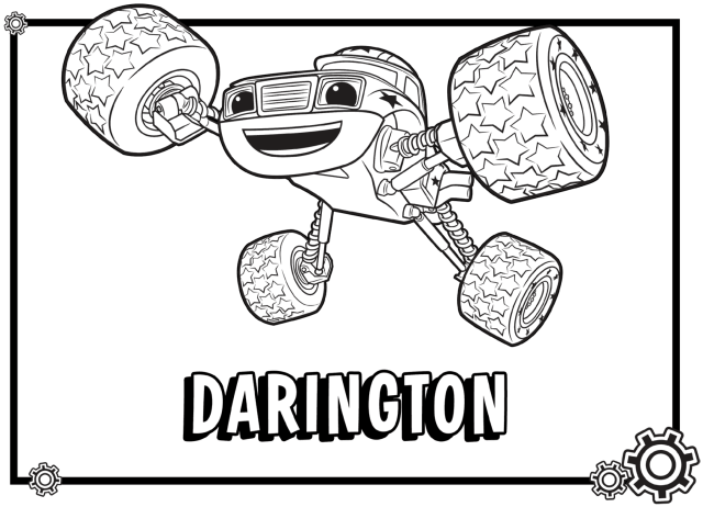 640x462 Blaze And The Monster Machines Coloring Pages Monsters