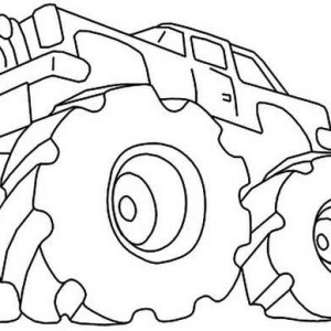 300x300 Monster Mutt Coloring Page Free Download