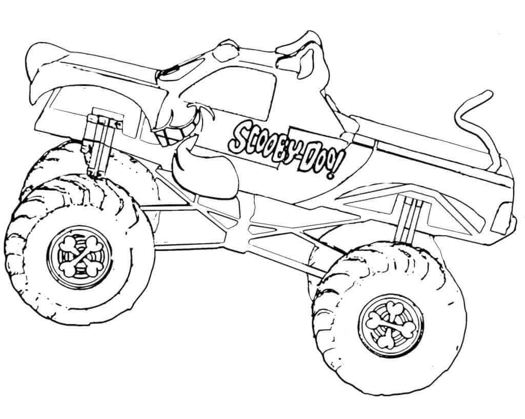 Monster Truck Coloring Pages