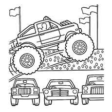 230x230 10 Wonderful Monster Truck Coloring Pages For Toddlers