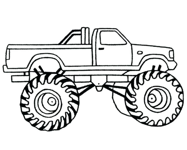 728x582 Monster Truck Transportation Printable Coloring Pages Blaze