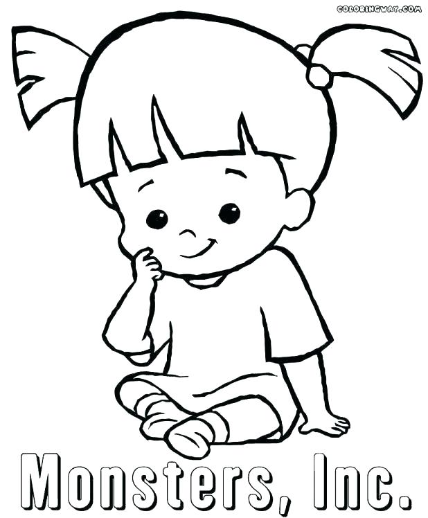 618x748 Boo Monsters Inc Coloring Pages Beanie Boo Coloring Pages Beanie