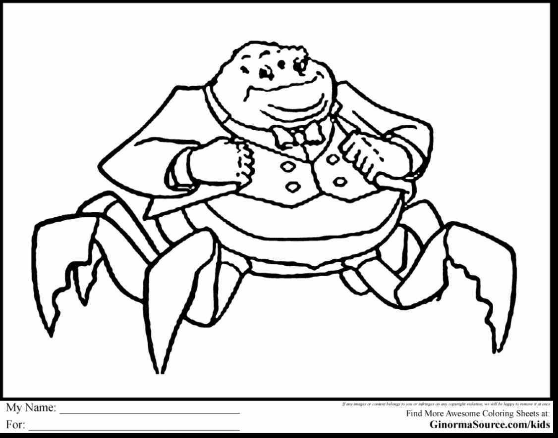 Monsters Inc Characters Coloring Pages