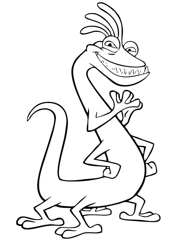 595x809 Monsters Inc Coloring Pages Character Monster Inc Coloring Pages