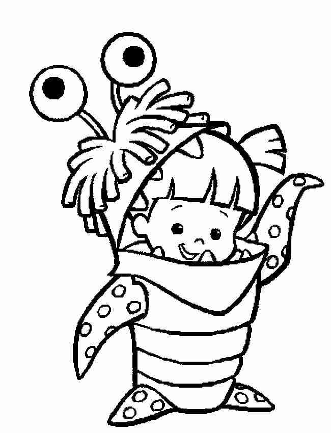 650x850 Monster Inc Coloring Pages A Bts Learning Monsters