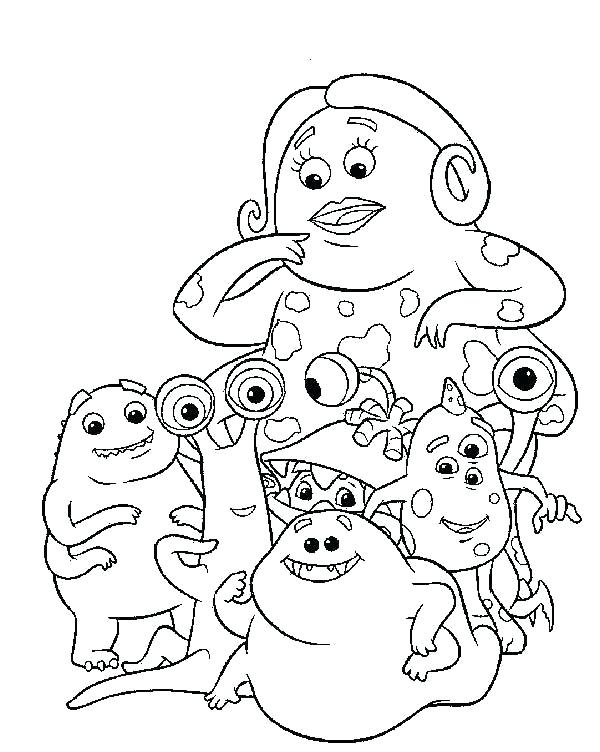 600x752 Monsters Inc Coloring Pages Randall