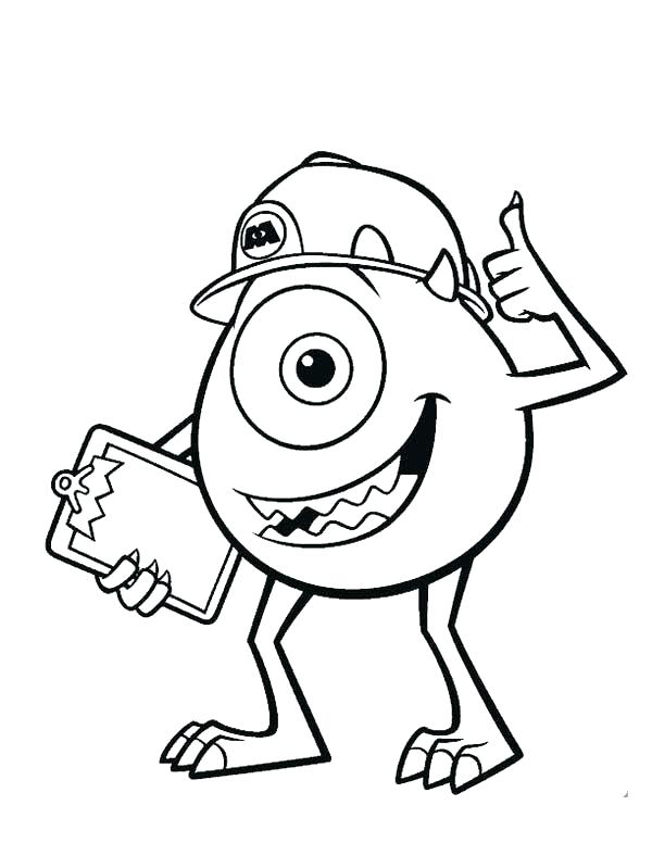600x776 Monster Coloring Book Plus Monster Coloring Book Boo Monster
