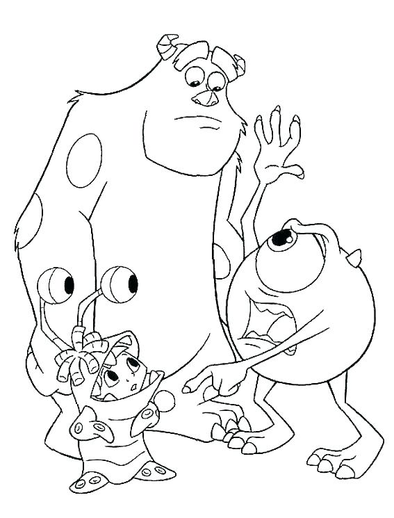 567x745 Monster Coloring Book Plus Monster Coloring Book Boo Monster