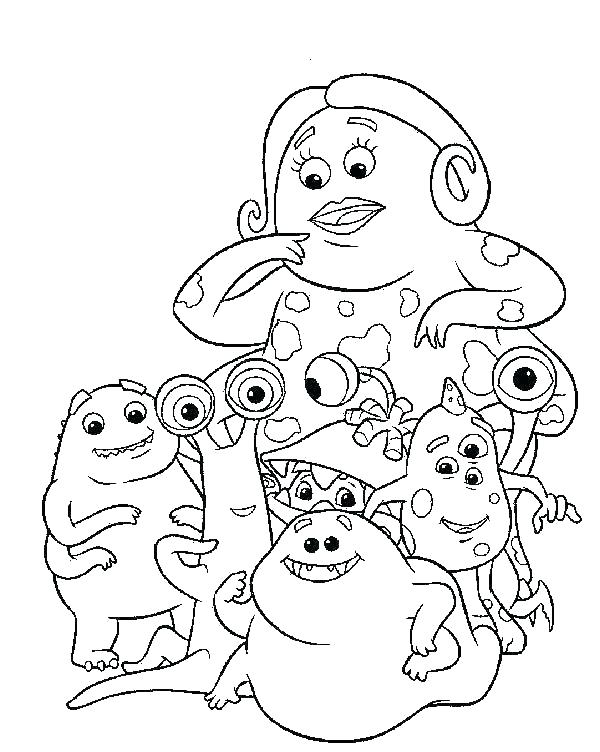 600x752 Monster Inc Coloring Pages Monsters Coloring Pages Coloring Pages
