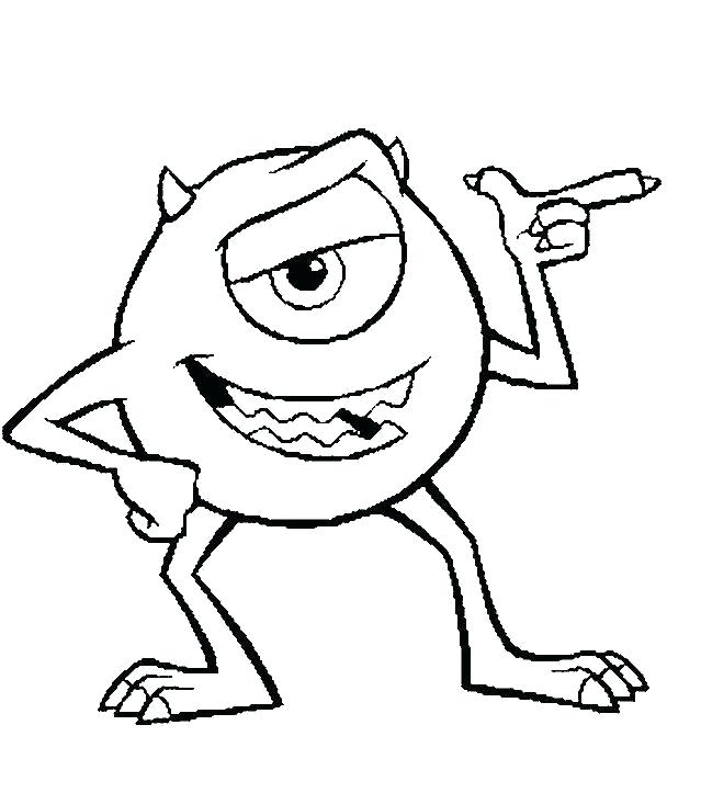 639x723 Colorear Monsters Inc Para Colorear Monsters Inc Para Monsters Inc