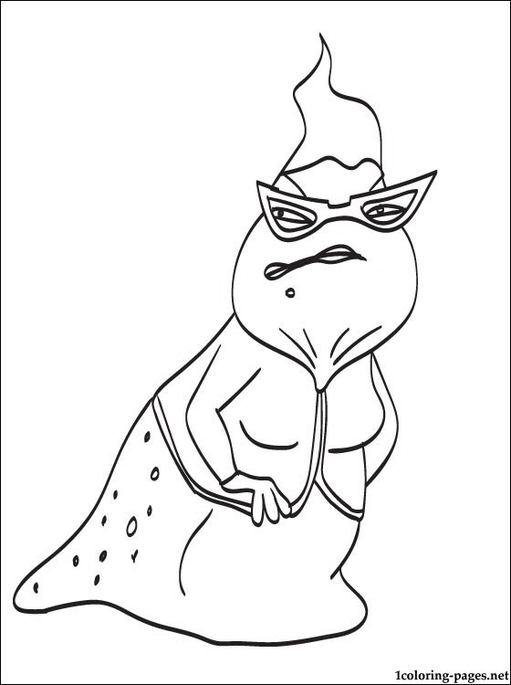 560x750 Roz, Monsters University Coloring Page Coloring Pages