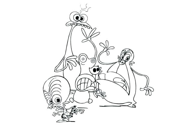 Monsters Vs Aliens Coloring Pages