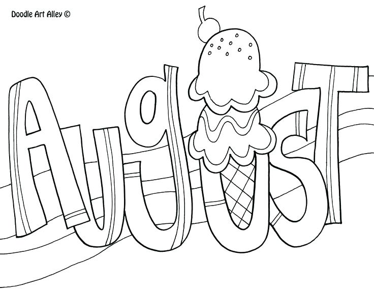 736x568 Months Of The Year Colouring Pages Mini Coloring Books Months