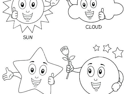 440x330 Stars Coloring Pages Luxury Moon And Stars Coloring Es Image 3 Sun