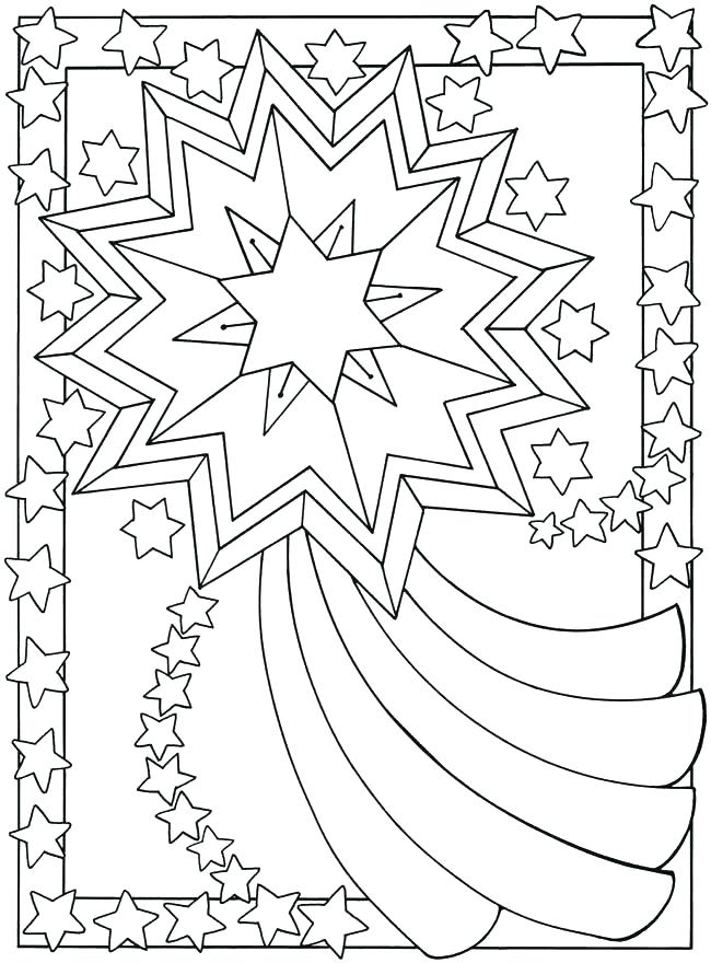650x880 Moon And Stars Coloring Pages Sun Moon And Stars Colouring Pages