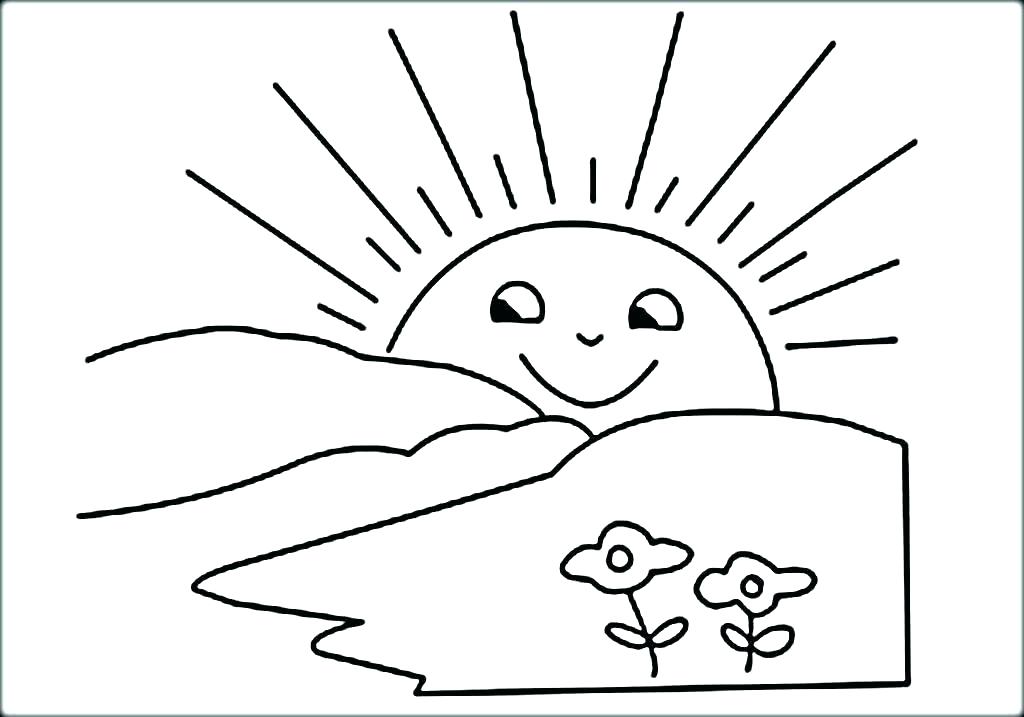 1024x717 Sun And Moon Coloring Pages Rise Stars Free Plus Sun And Moon