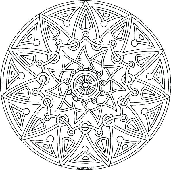 595x591 Mandala Coloring Pages Kids