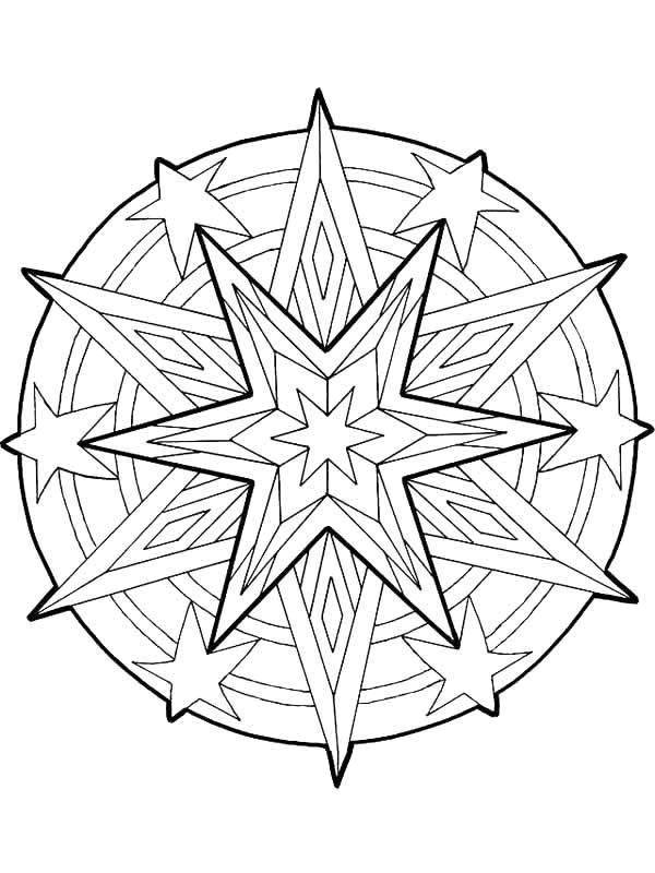 600x800 The Sun And The Moon Mandala Coloring Pages Batch Coloring