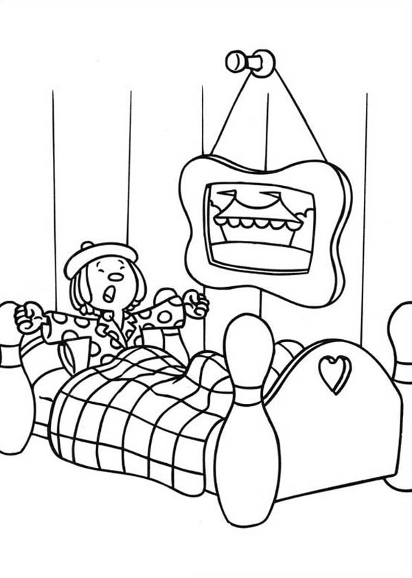 600x840 Jojo Just Wake Up In The Morning In Jojo's Circus Coloring Page