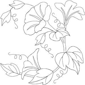300x298 Quilters Flower 29 Larger (Hdfq29c) Embroidery Design By Anita