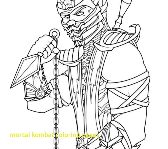 678x600 Mortal Kombat Coloring Mortal Kombat Coloring Pages With Mortal