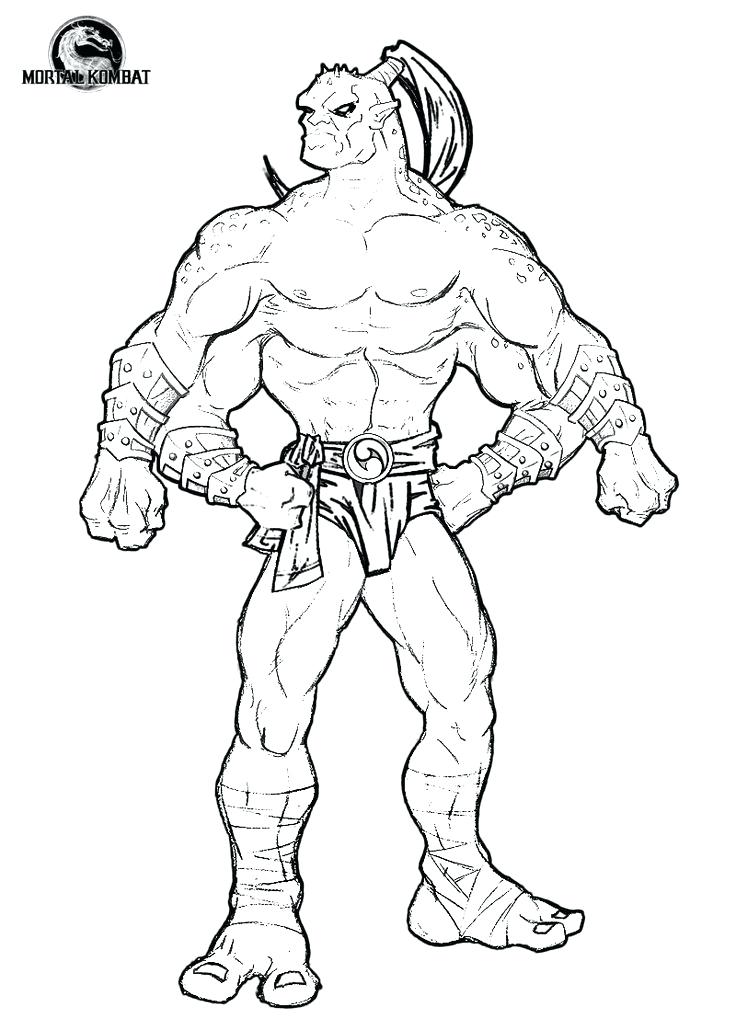 736x1030 Mortal Kombat Coloring Pages Free Mortal Coloring Pages Mortal