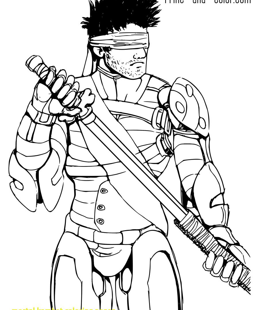 891x1080 Mortal Kombat Coloring Pages Reptile Scorpion Colouring Printable