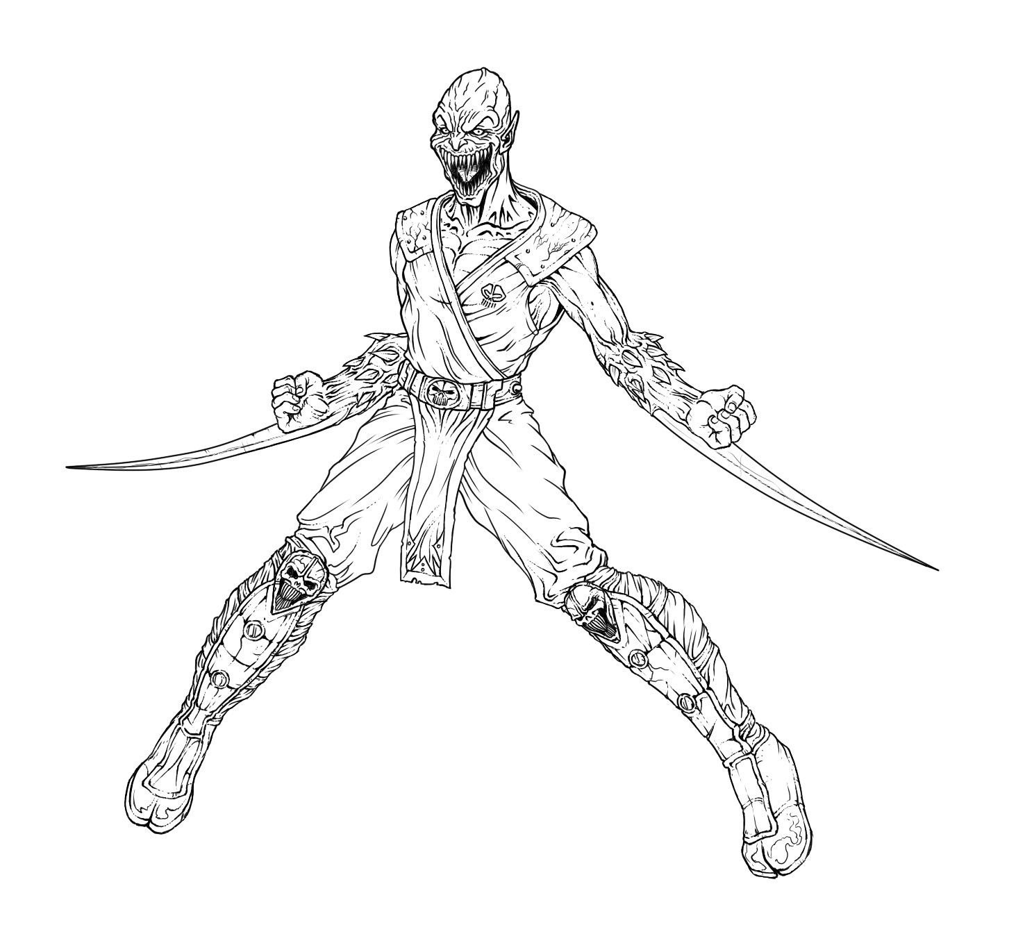 1476x1368 Printable Mortal Kombat Coloring Pages For Kids Magnificent X Acpra