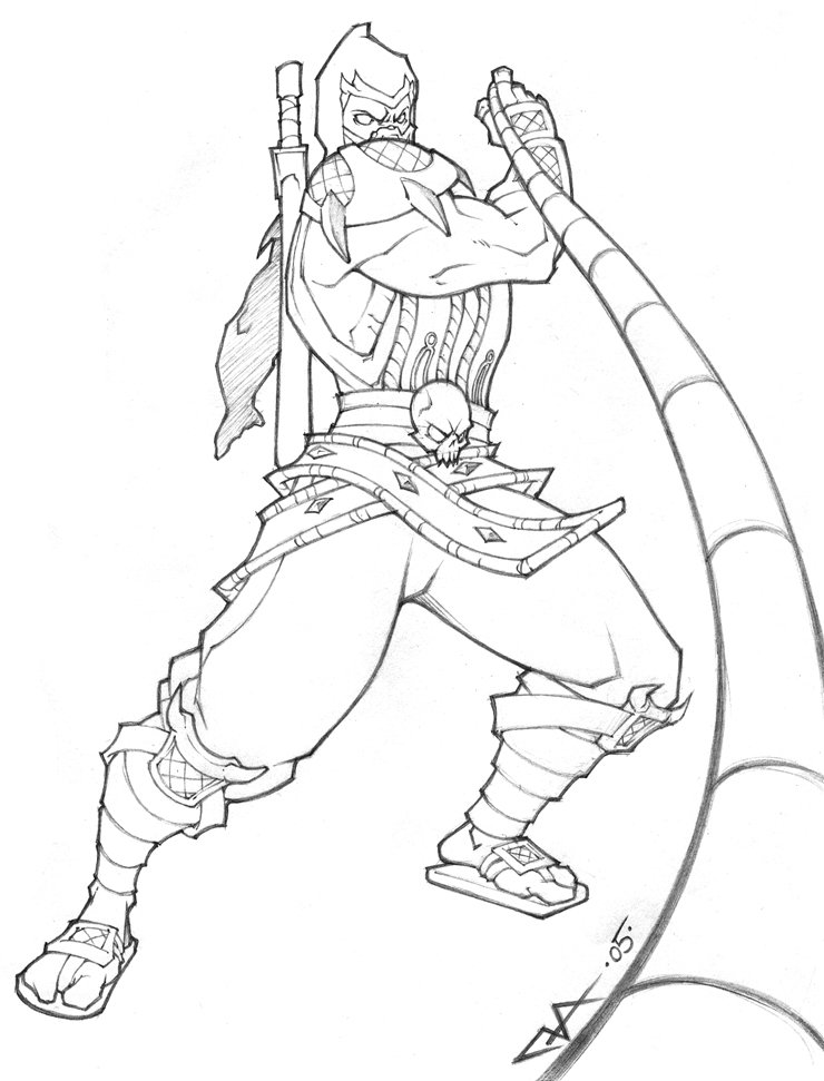 740x971 Winsome Inspiration Mortal Kombat Coloring Pages To Print Xl