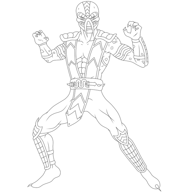 684x759 Mortal Kombat Coloring Pages Bratz Coloring Pages Coloring Pages
