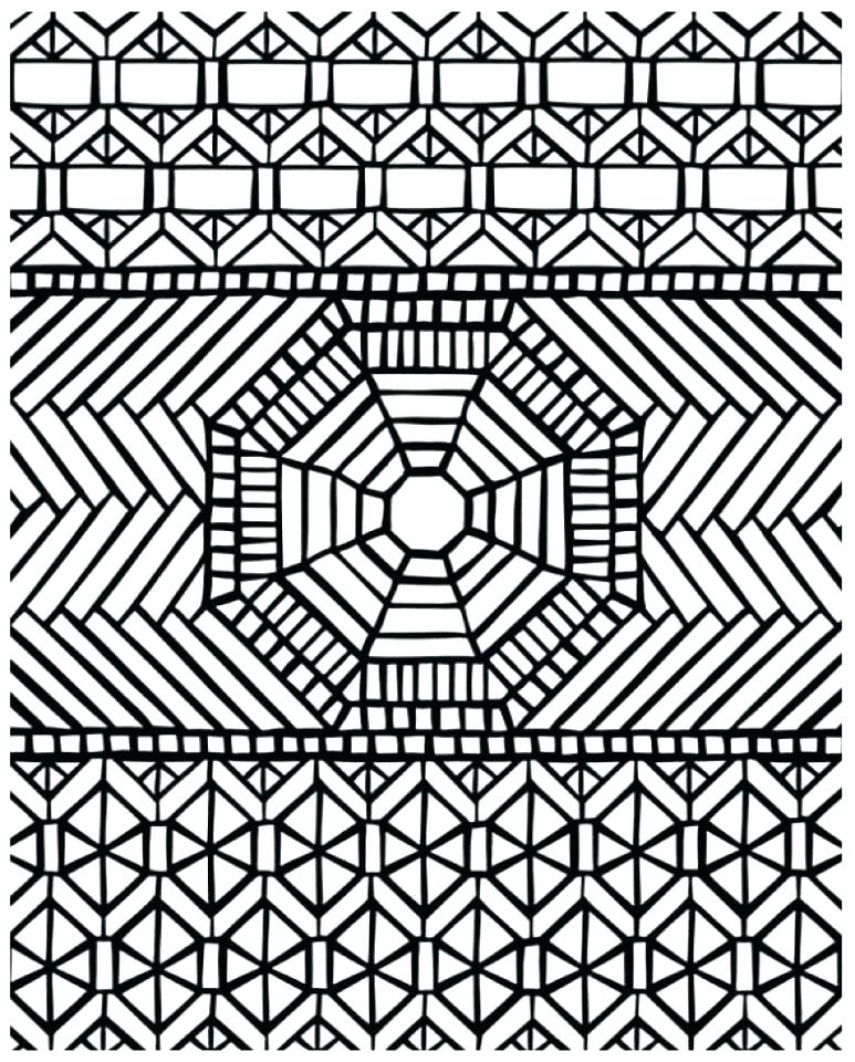 773x960 Mosaic Color Pages