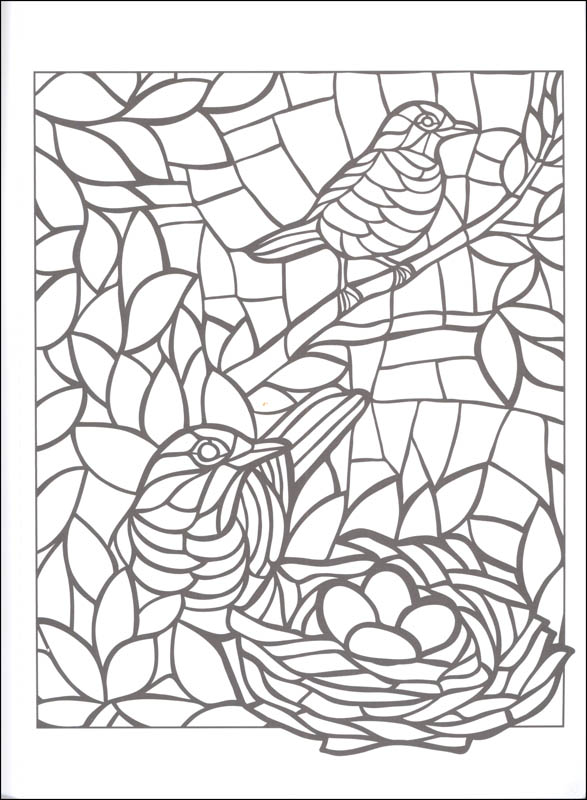 587x800 Animal Mosaics (Creative Haven Coloring Book) (060846) Details