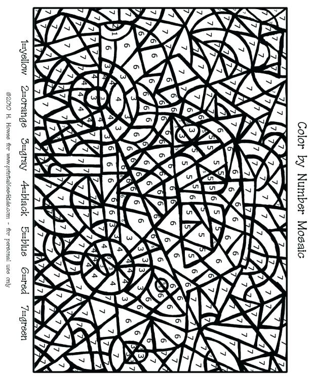 618x765 Color By Number Advanced Color By Number Coloring Pages Letter P