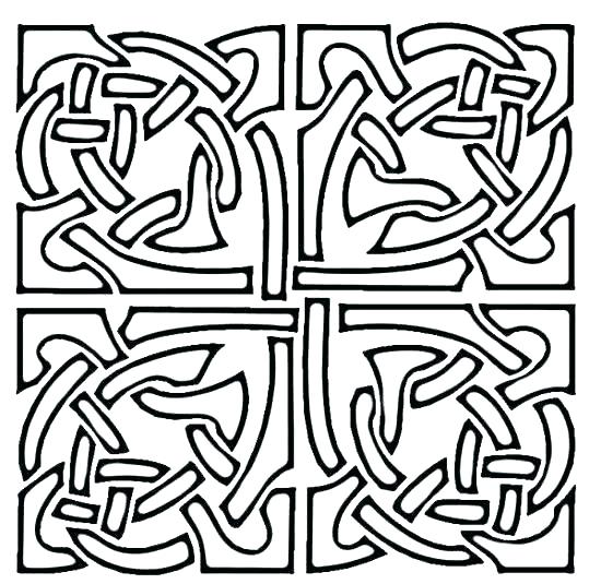 550x535 Mosaic Coloring Pages Free Unique Mosaic Coloring Pages