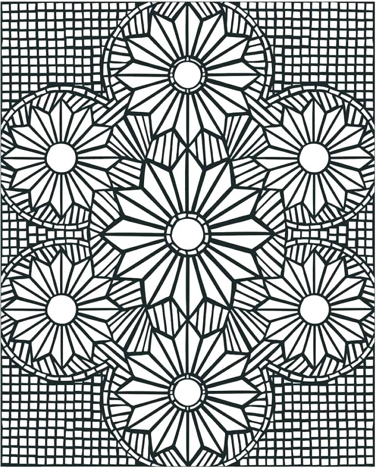 770x960 Printable Mosaic Coloring Pages Coloring Pages Mosaic Coloring