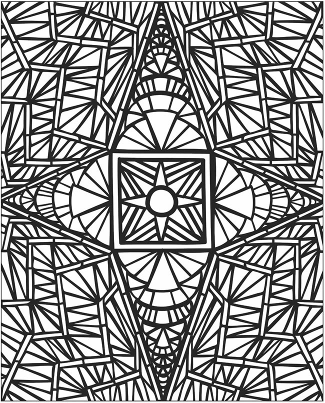 650x806 Coloring Pages. Mosaic Coloring Pages To Print