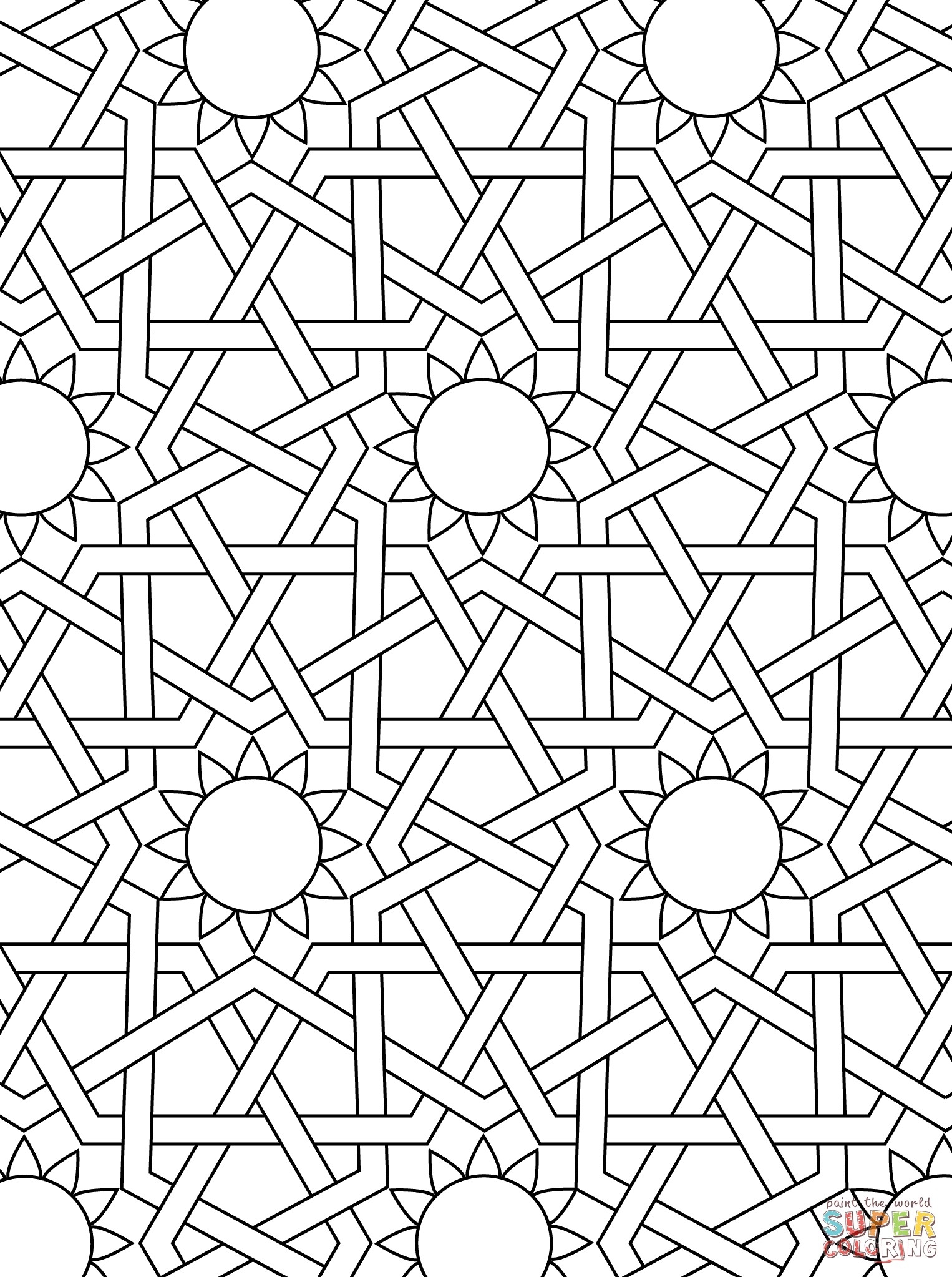 1526x2046 Islamic Art Coloring Pages Free Coloring For Kids 2018