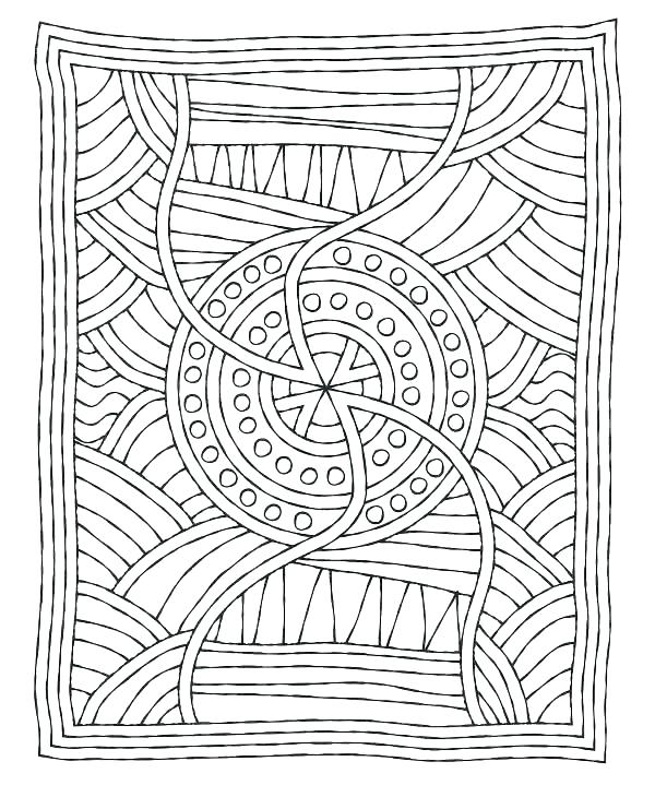 600x741 Mystery Pictures Coloring Pages Printable Mosaic Coloring Pages