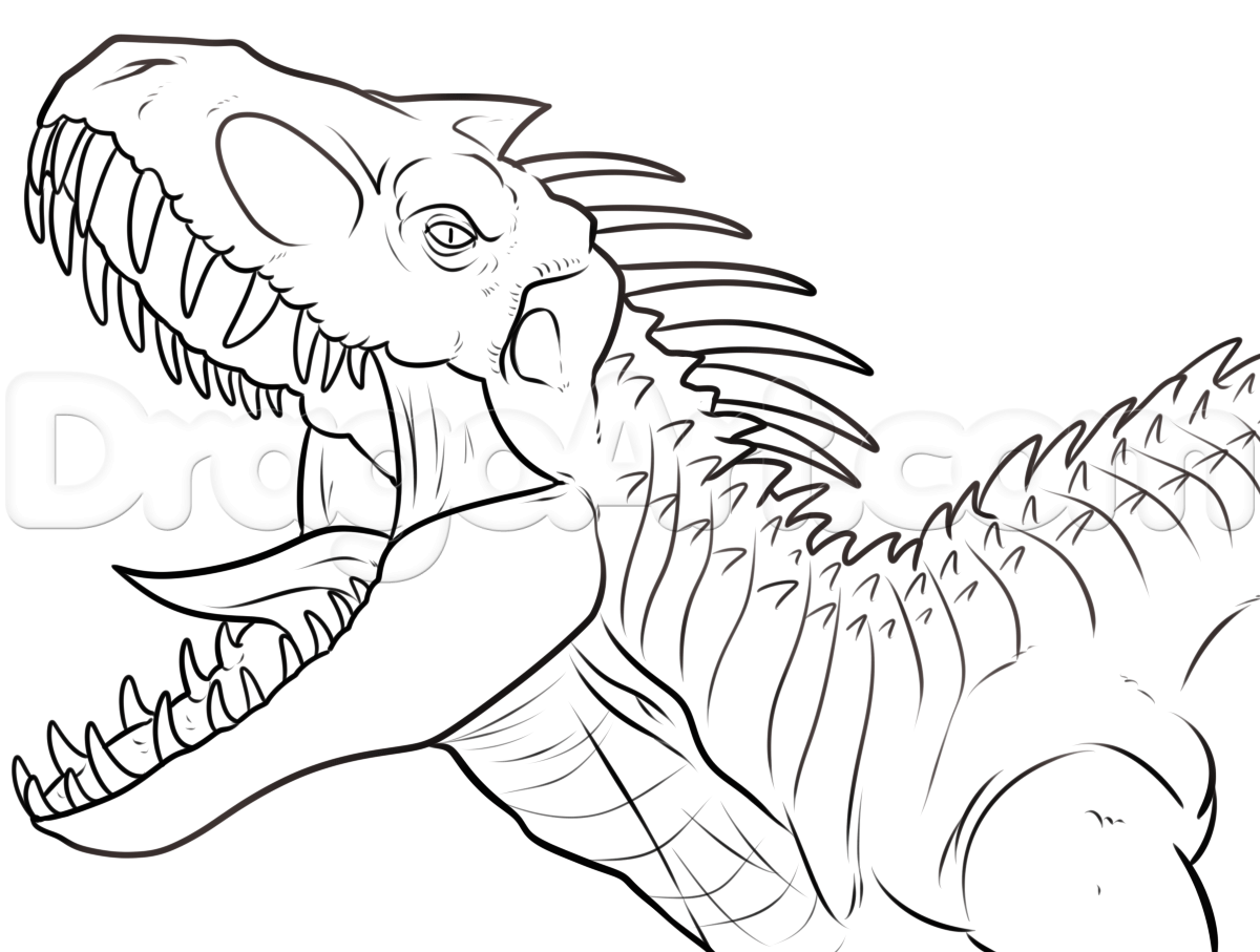 1200x907 Jurassic World Mosasaurus Coloring Page For Pages
