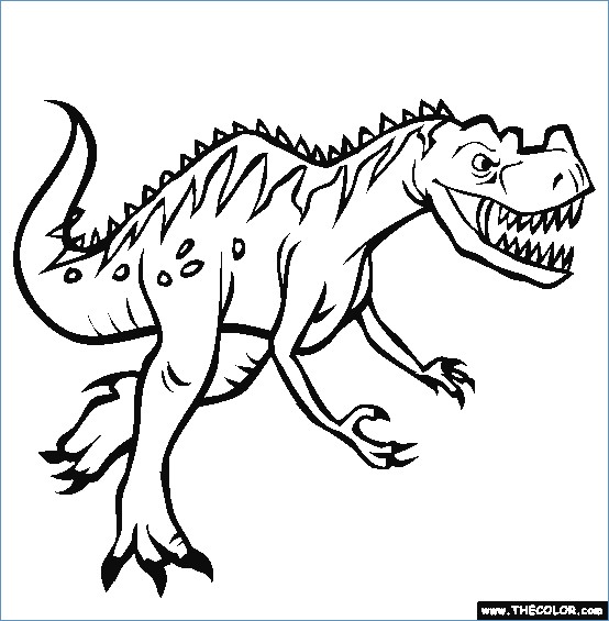 554x565 Mosasaur Dinosaur Coloring Pages