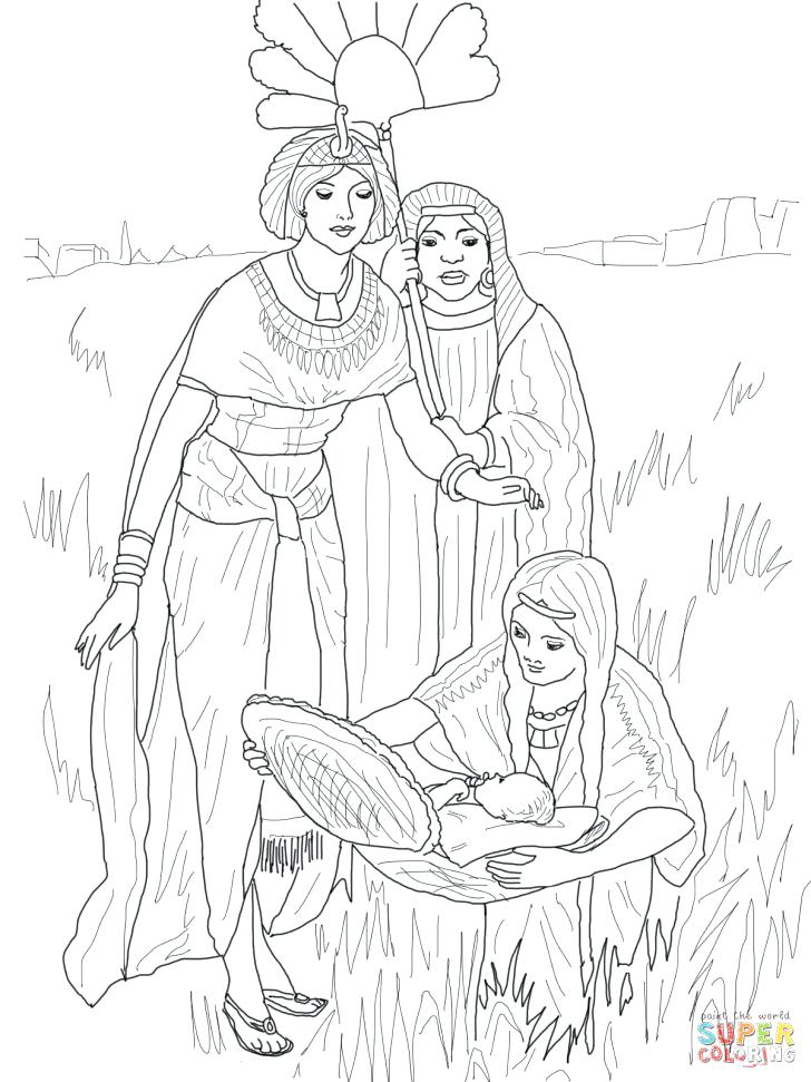 728x971 Moses Coloring Pages Baby Coloring Page With Wallpaper Laptop
