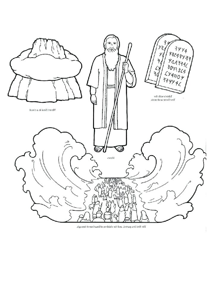 736x952 Moses Coloring Sheet Coloring Pages Collection