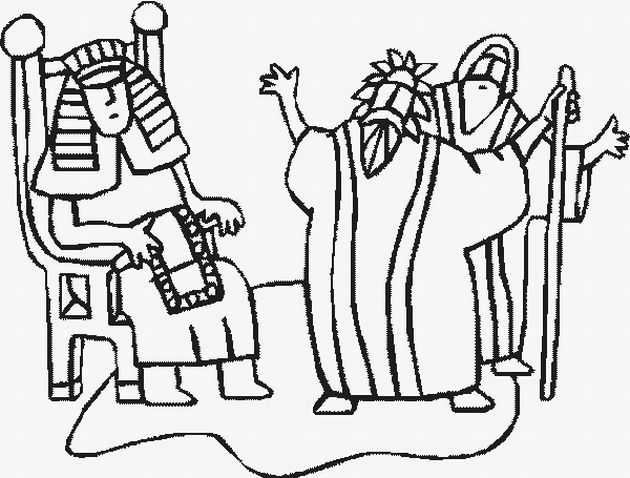 630x478 Coloring Pages Baby Moses