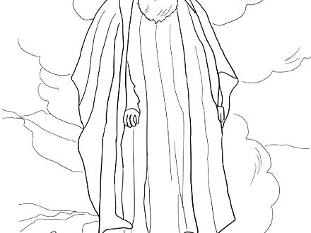 440x330 Moses Coloring Pages Burning Bush Coloring Page Coloring Pages 10