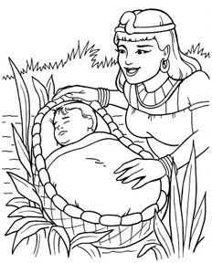 232x288 Moses Coloring Pages