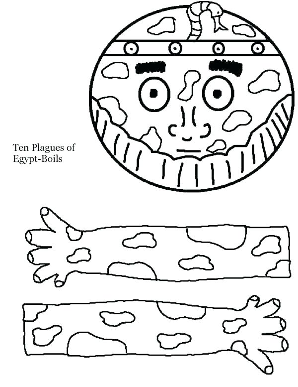 600x777 10 Plagues Of Egypt Coloring Pages The 10 Plagues Of Egypt