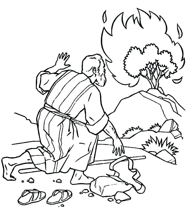 600x669 10 Plagues Coloring Pages Coloring Pages Also New And The Burning