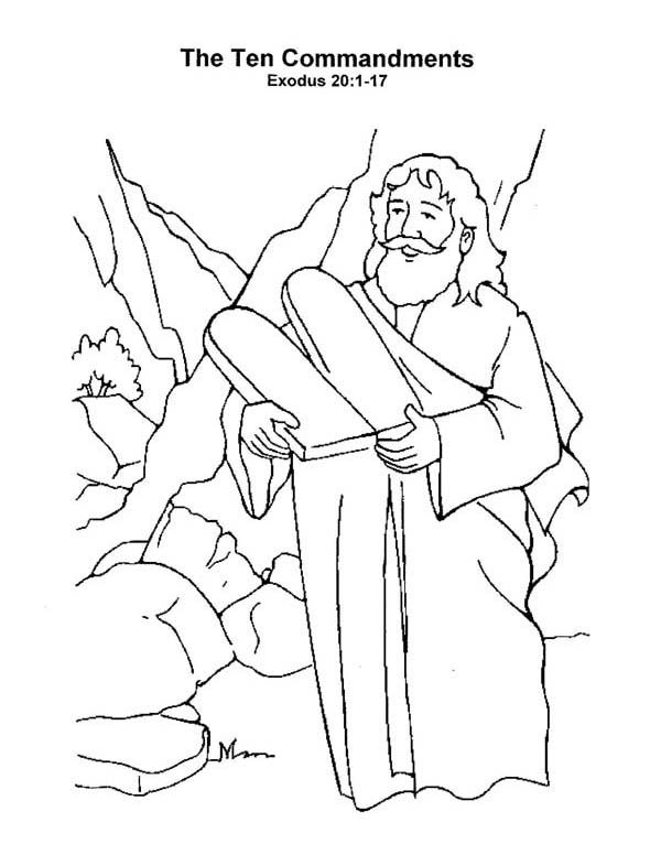 600x776 10 Commandments Coloring Pages Coloring Pages For Free
