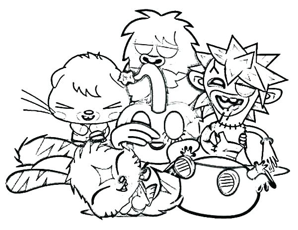 600x463 Moshi Monsters Coloring Pages Monsters Word Search Moshi Monsters