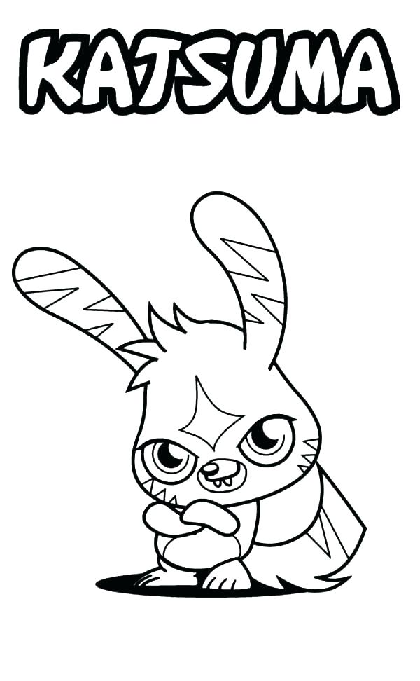 600x972 Moshi Monsters Coloring Pages